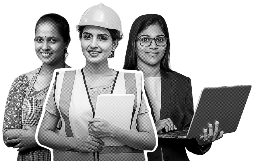 Three Ladies Or Different Profession